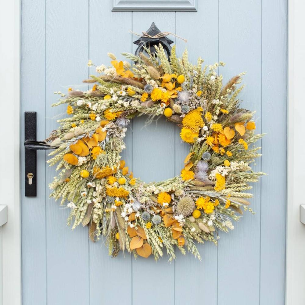 Hello Sunshine Dried Flower Wreath | Floral wreaths Floral wreaths Floral wreaths