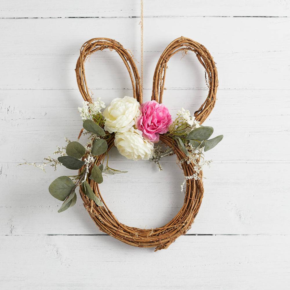 Bunny And Flowers Wreath | Floral wreaths Floral wreaths Floral wreaths